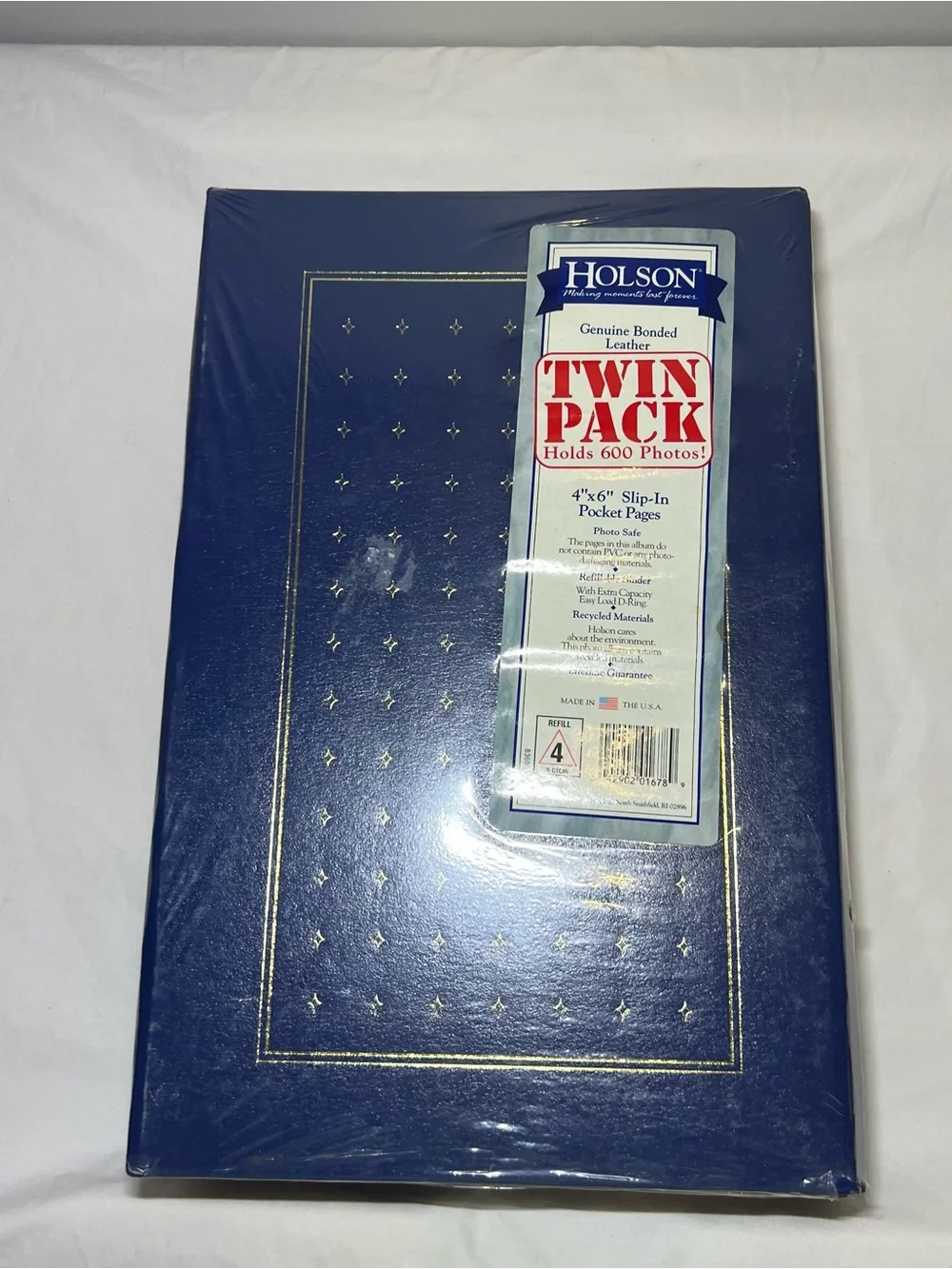 Navy Blue Twin Pack Photo Album - Holds 600 Photos